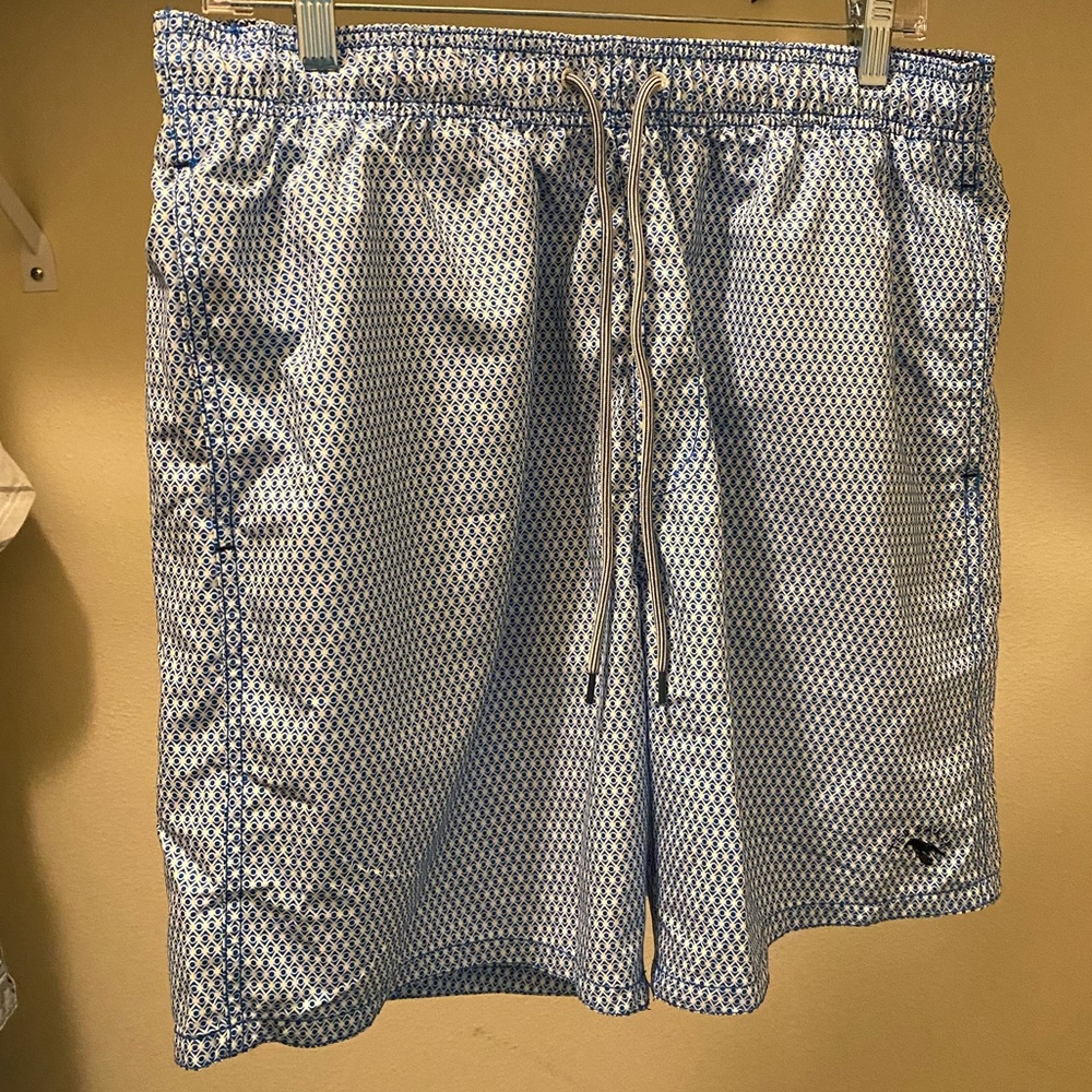 Ted Baker Blue Printed Swimshorts